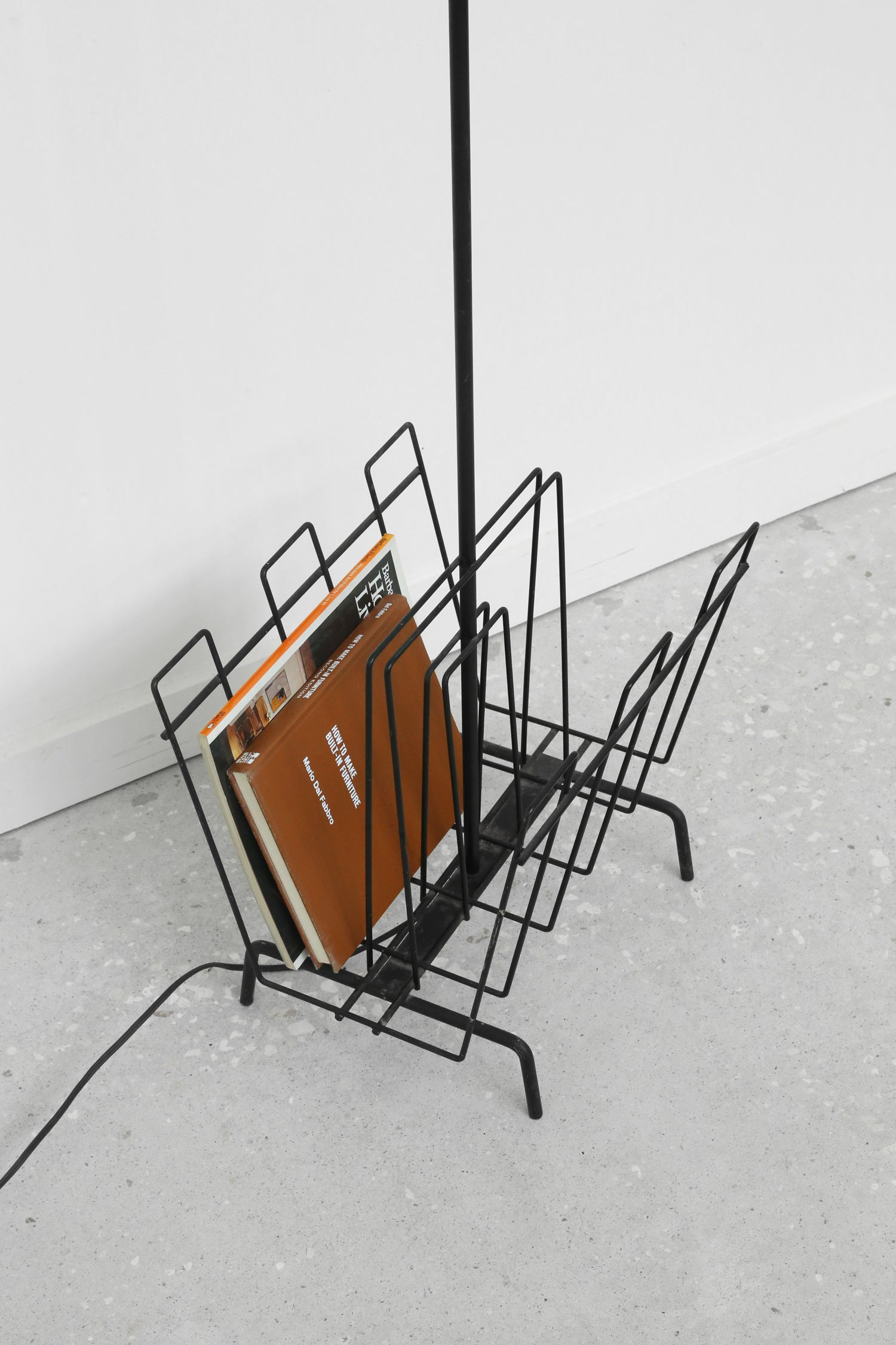 Minimalist Magazine Rack Floor Lamp