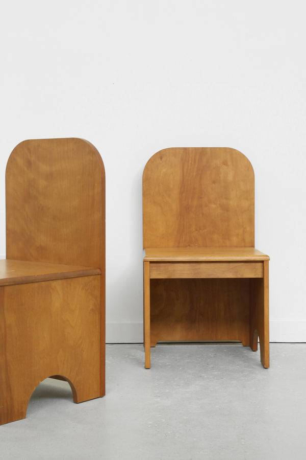 Folk Wood Side Chair