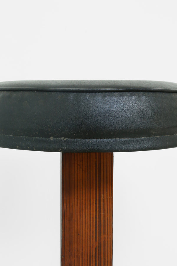 Brutalist Wood Stool