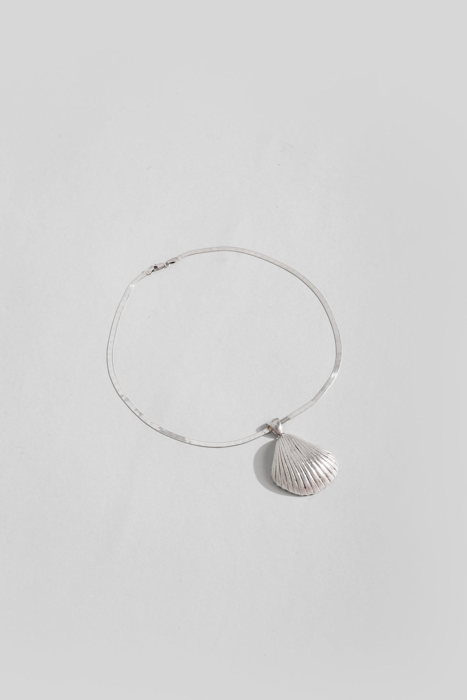 Herringbone + Cockle Necklace