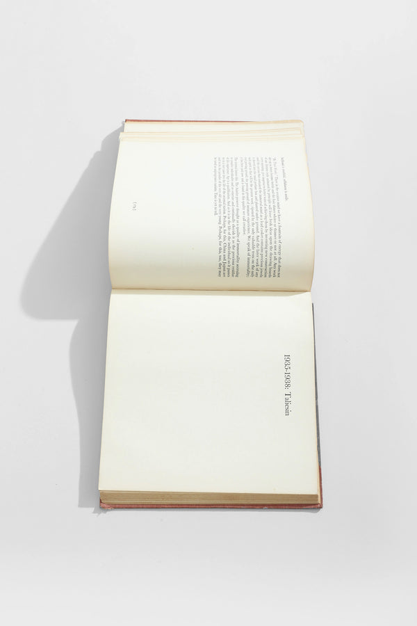 Frank Lloyd Wright on Architecture Book