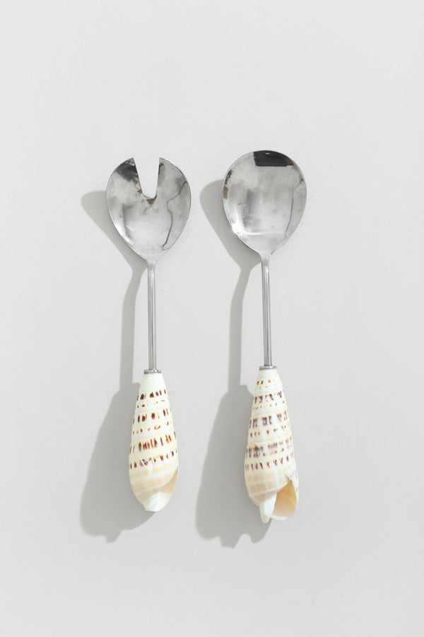 Shell Salad Servers