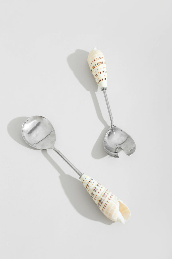 Shell Salad Servers