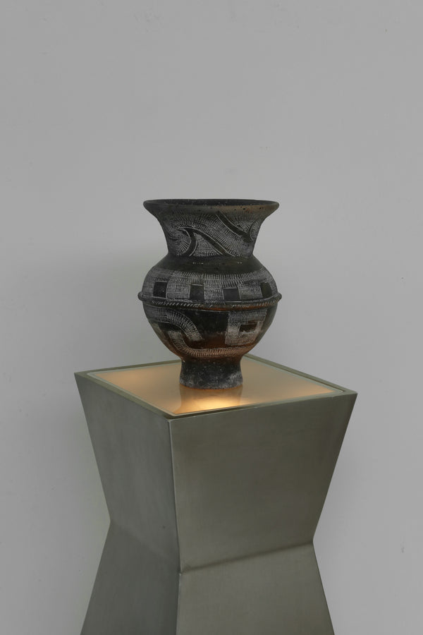 Geometric Pedestal Floor Lamp