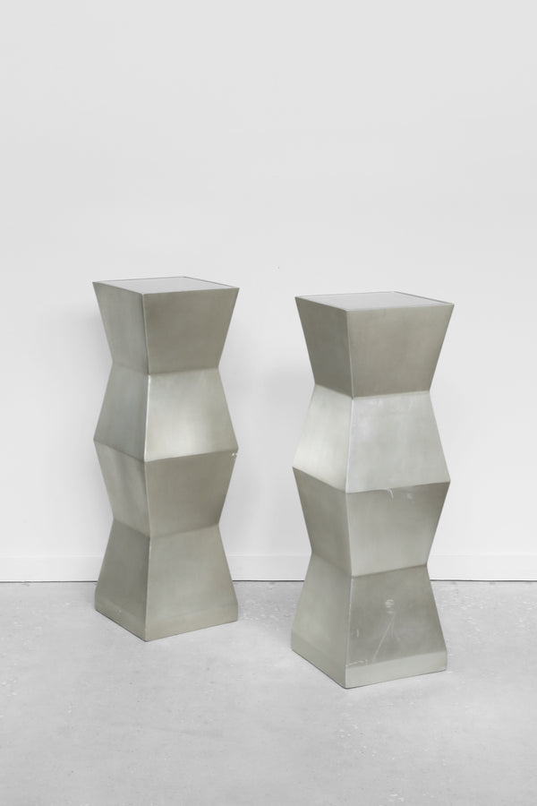 Geometric Pedestal Floor Lamp