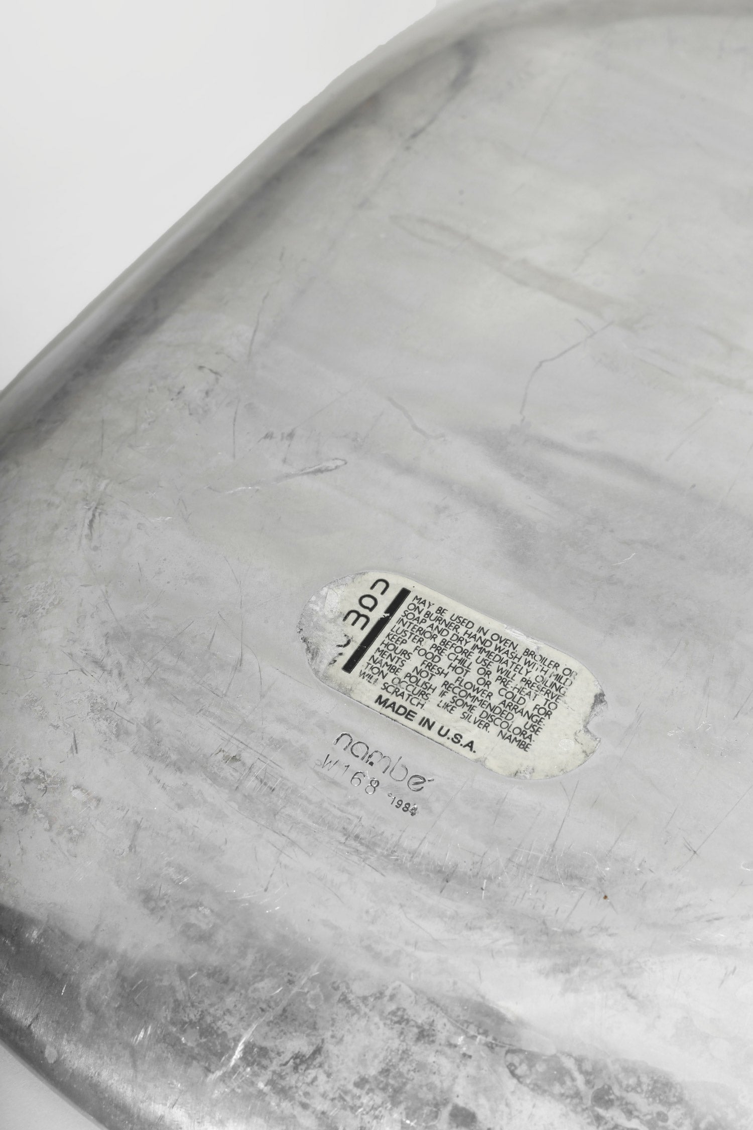 Minimalist Chrome Tray