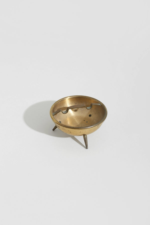 Brass Modernist Ashtray