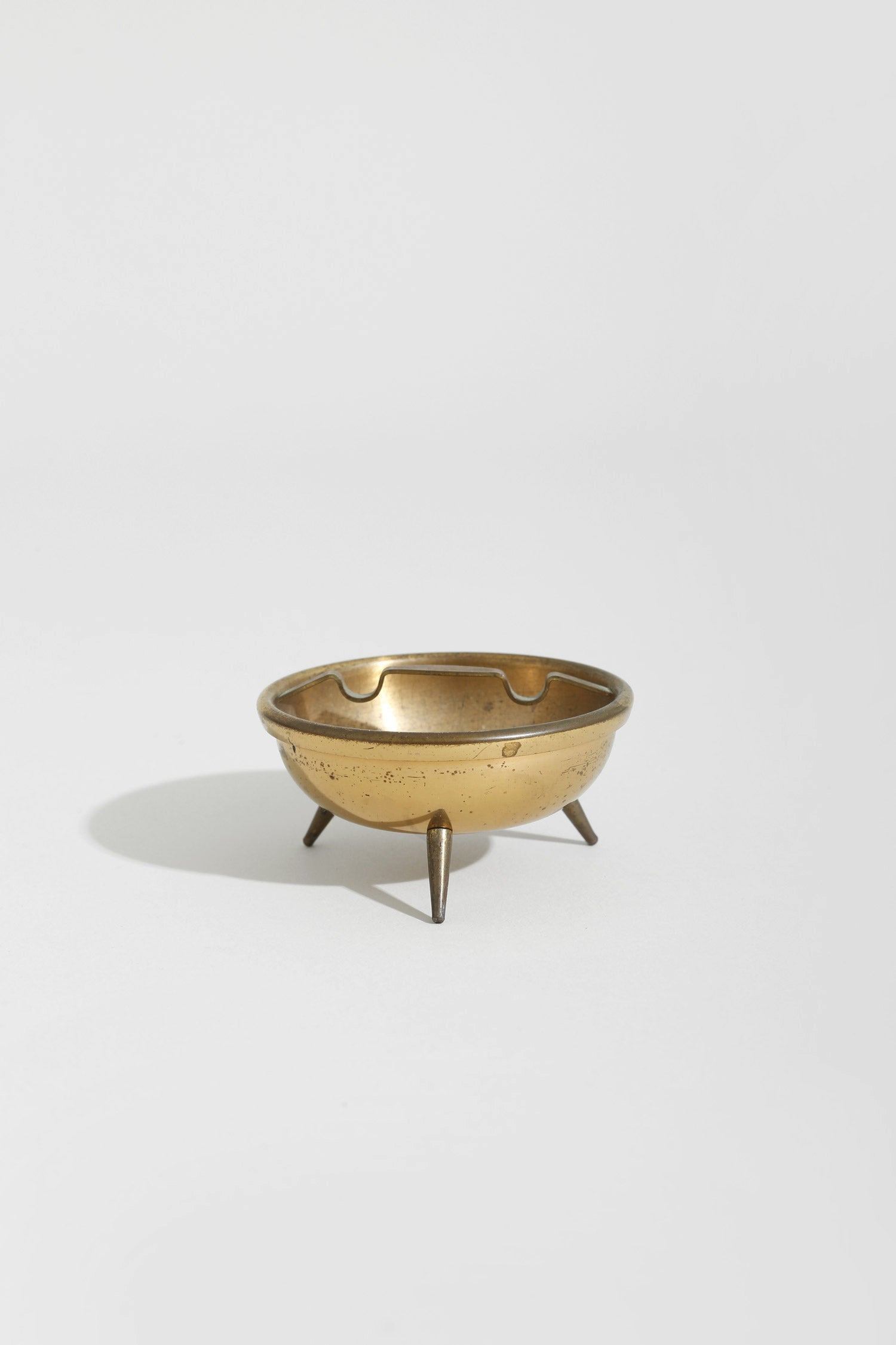 Brass Modernist Ashtray
