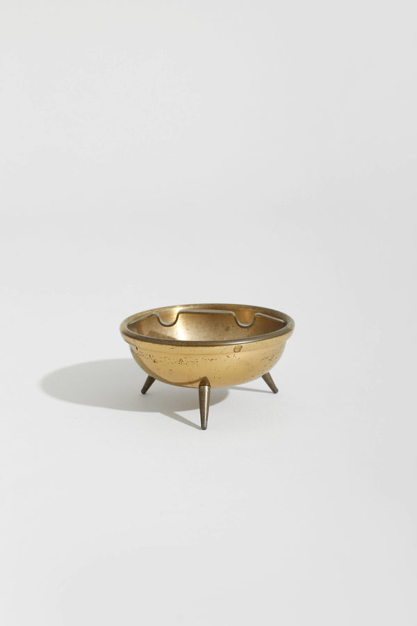 Brass Modernist Ashtray