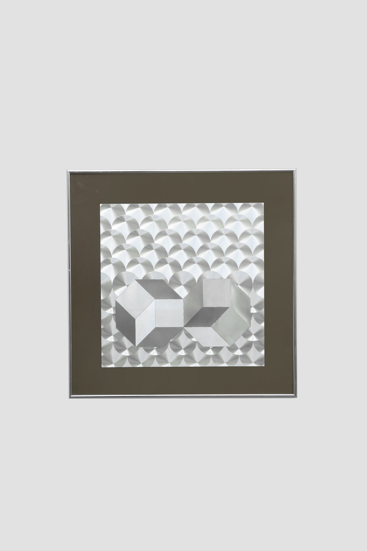 Geometric Silver Artwork