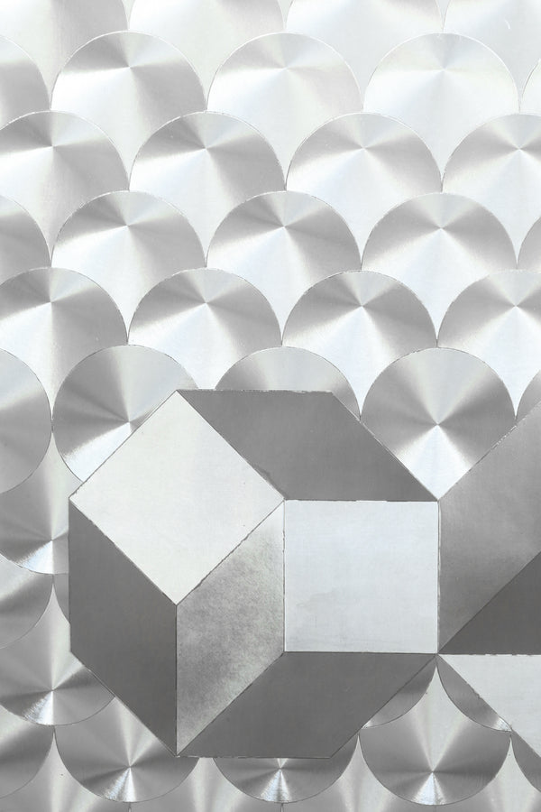 Geometric Silver Artwork
