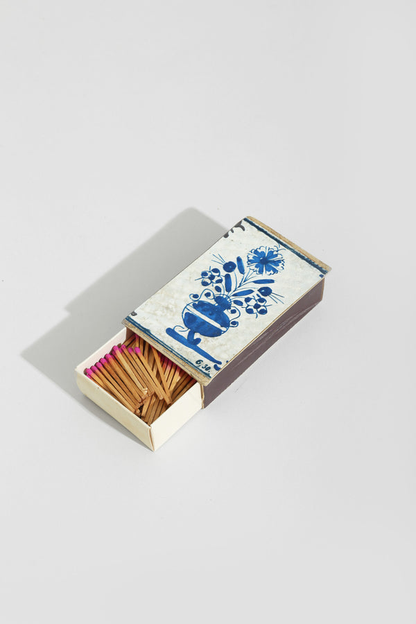 Vintage Delft Bouquet Matchbook