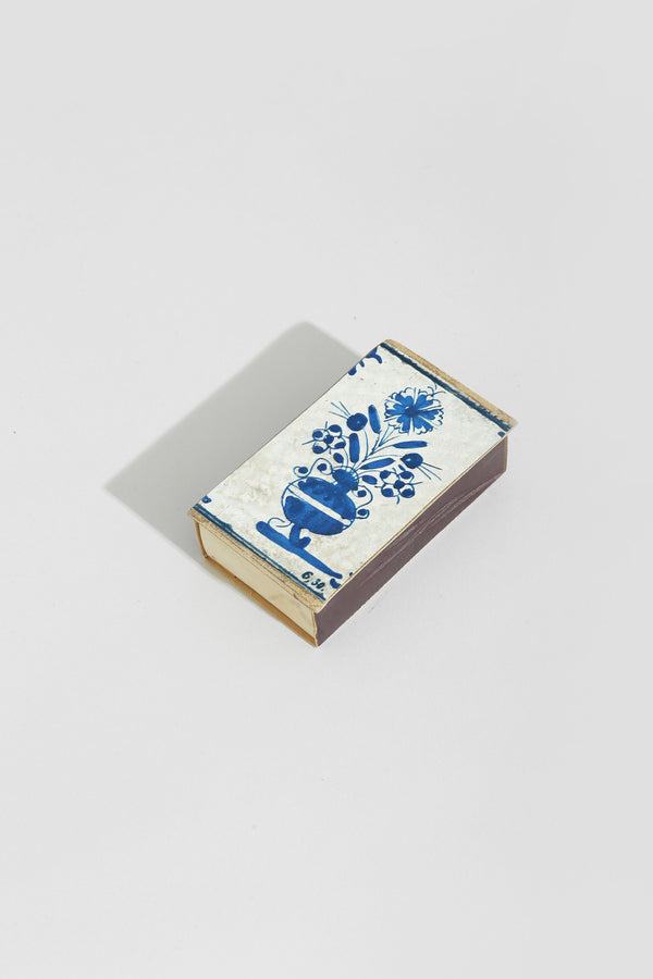 Vintage Delft Bouquet Matchbook