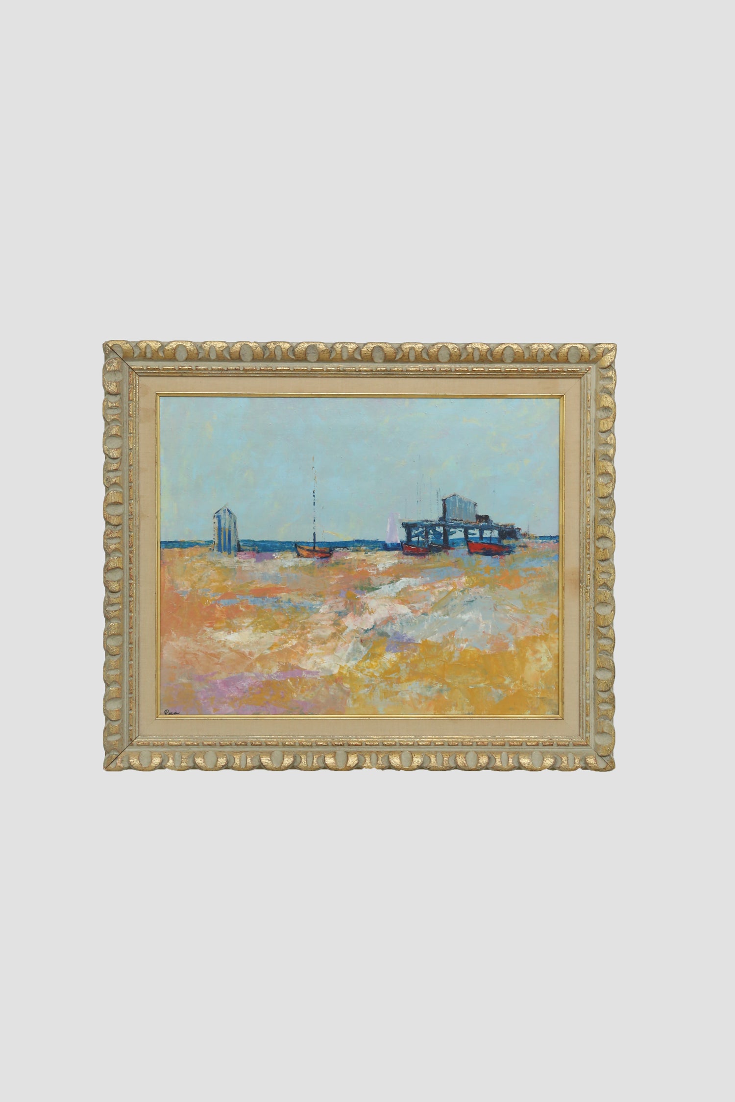 Coastal Landscape Oil Painting