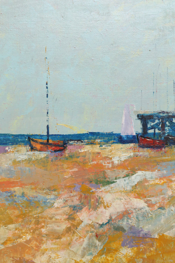 Coastal Landscape Oil Painting