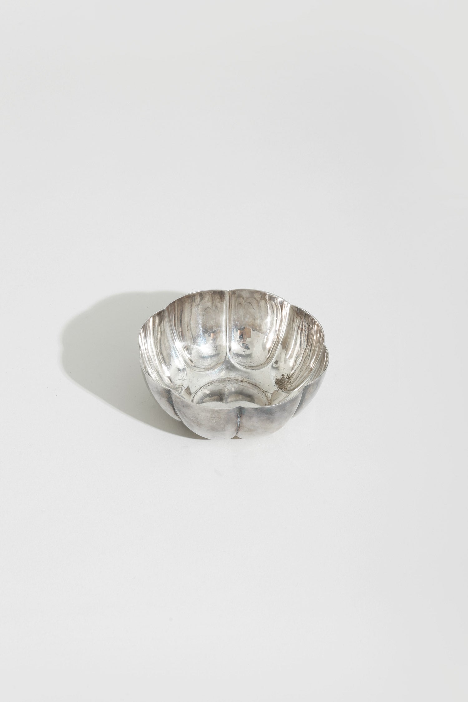 Silver Scalloped Bowl