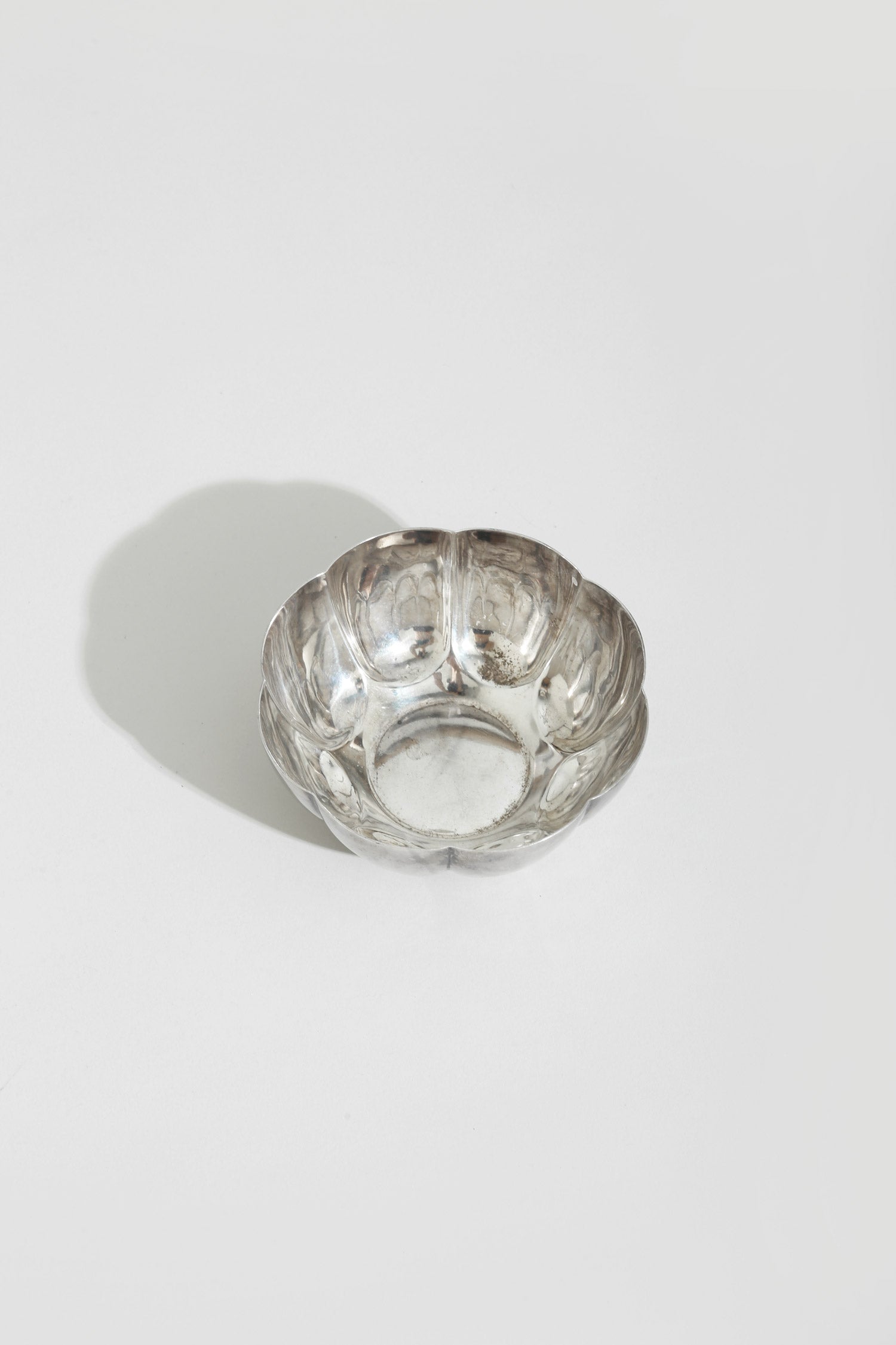 Silver Scalloped Bowl