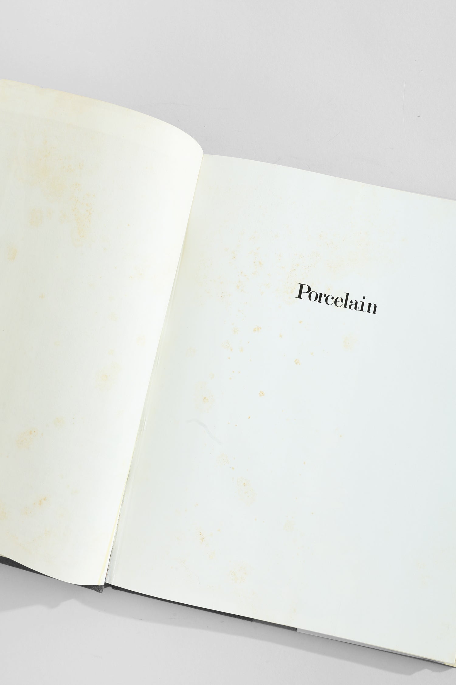 Porcelain Book