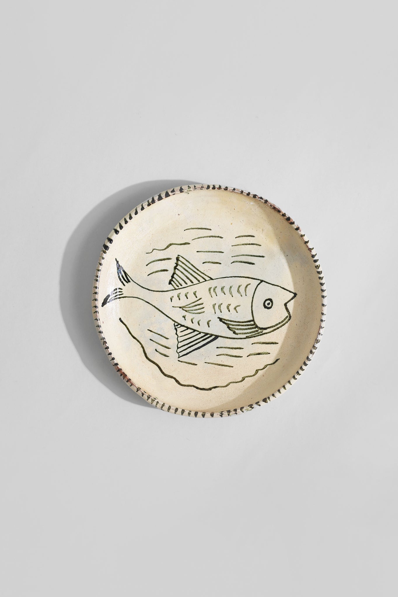 Folk Fish Plate