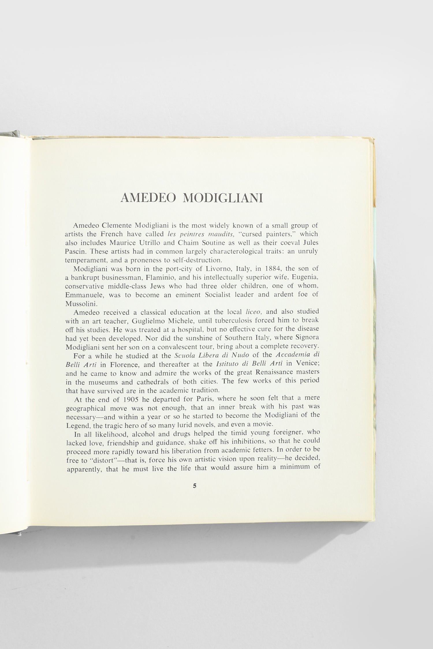 Modigliani/Utrillo/Soutine Book