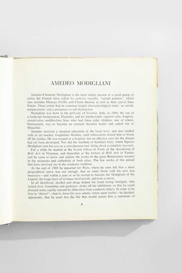 Modigliani/Utrillo/Soutine Book