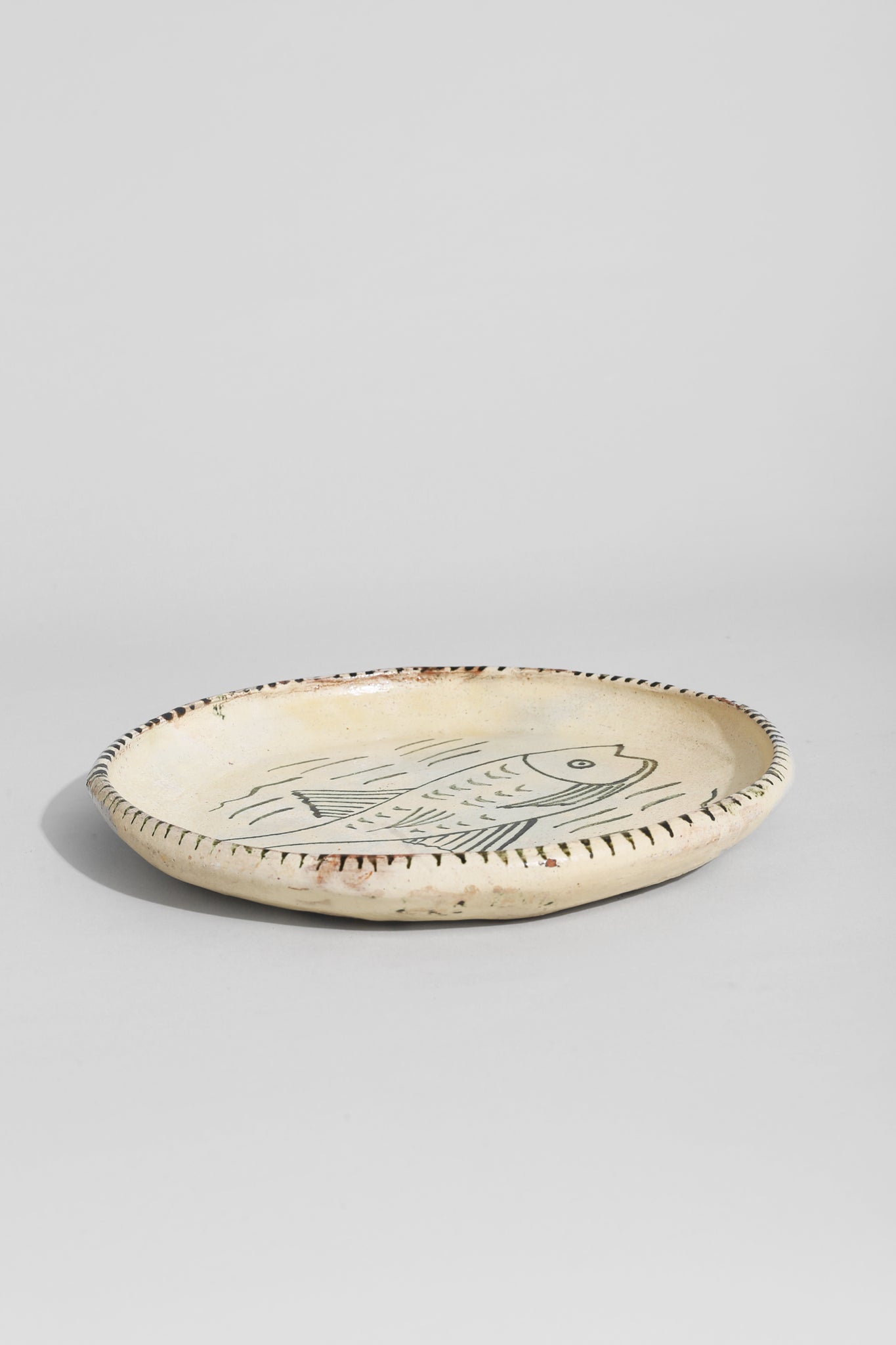 Folk Fish Plate