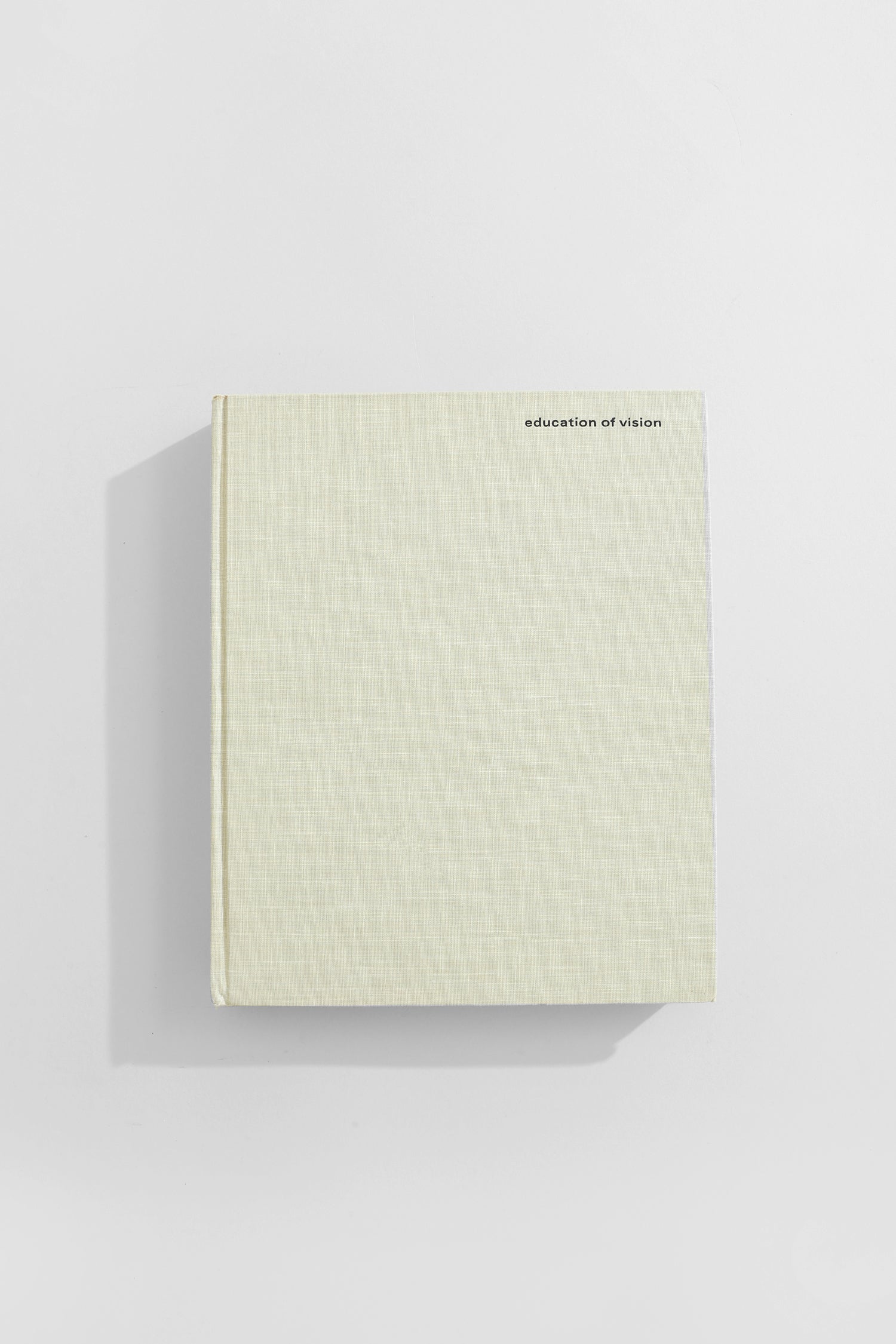 Education of Vision Book