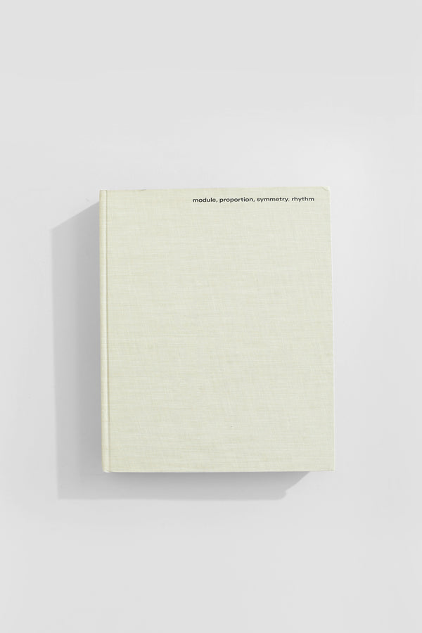 Module Proportion Symmetry Rhythm Book