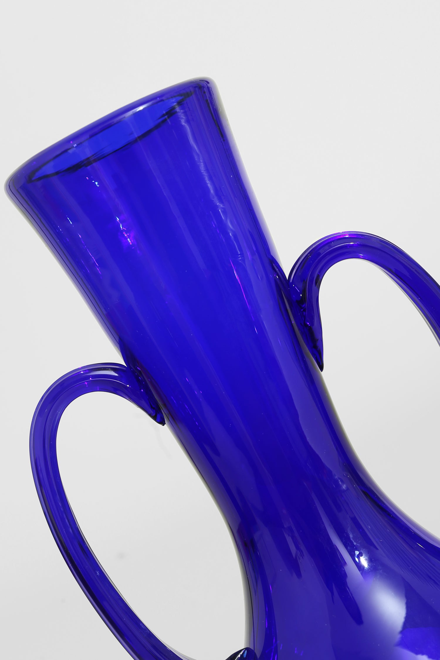 Cobalt Glass Amphora