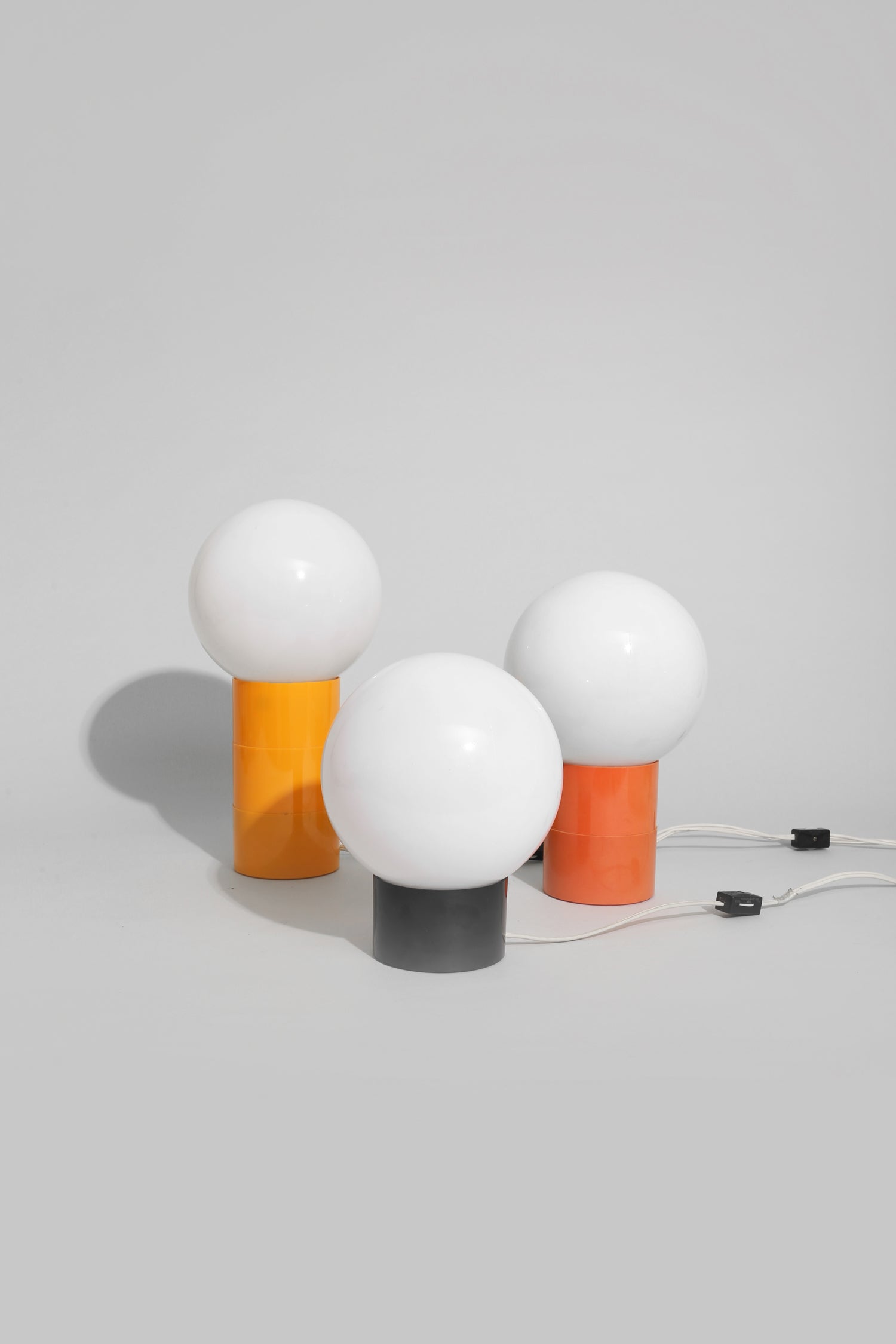 Orb Table Lamp - Red Orange