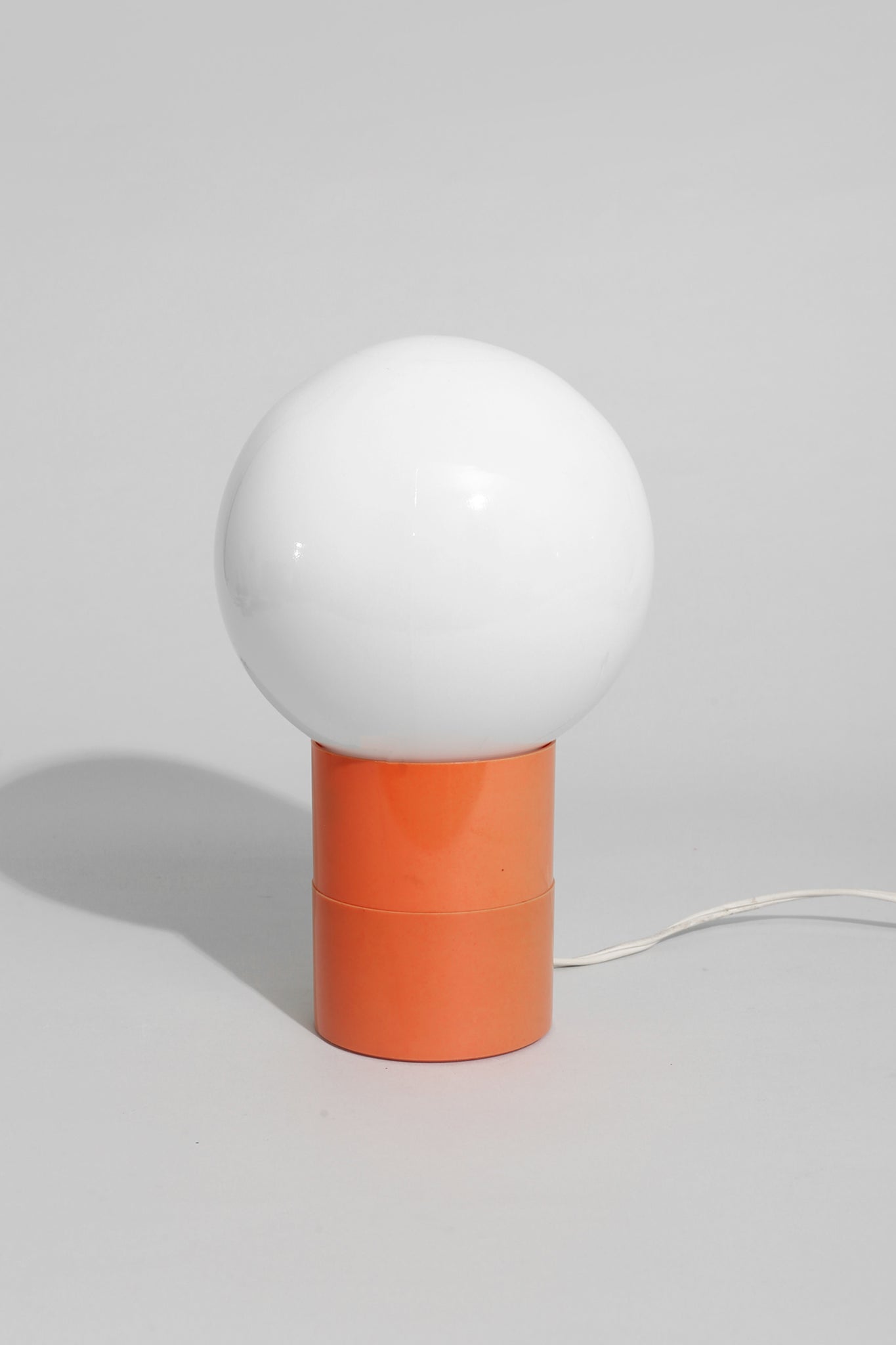 Orb Table Lamp - Red Orange