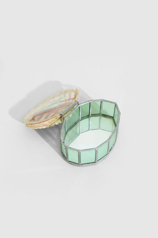 Red Abalone Shell Jewelry Box