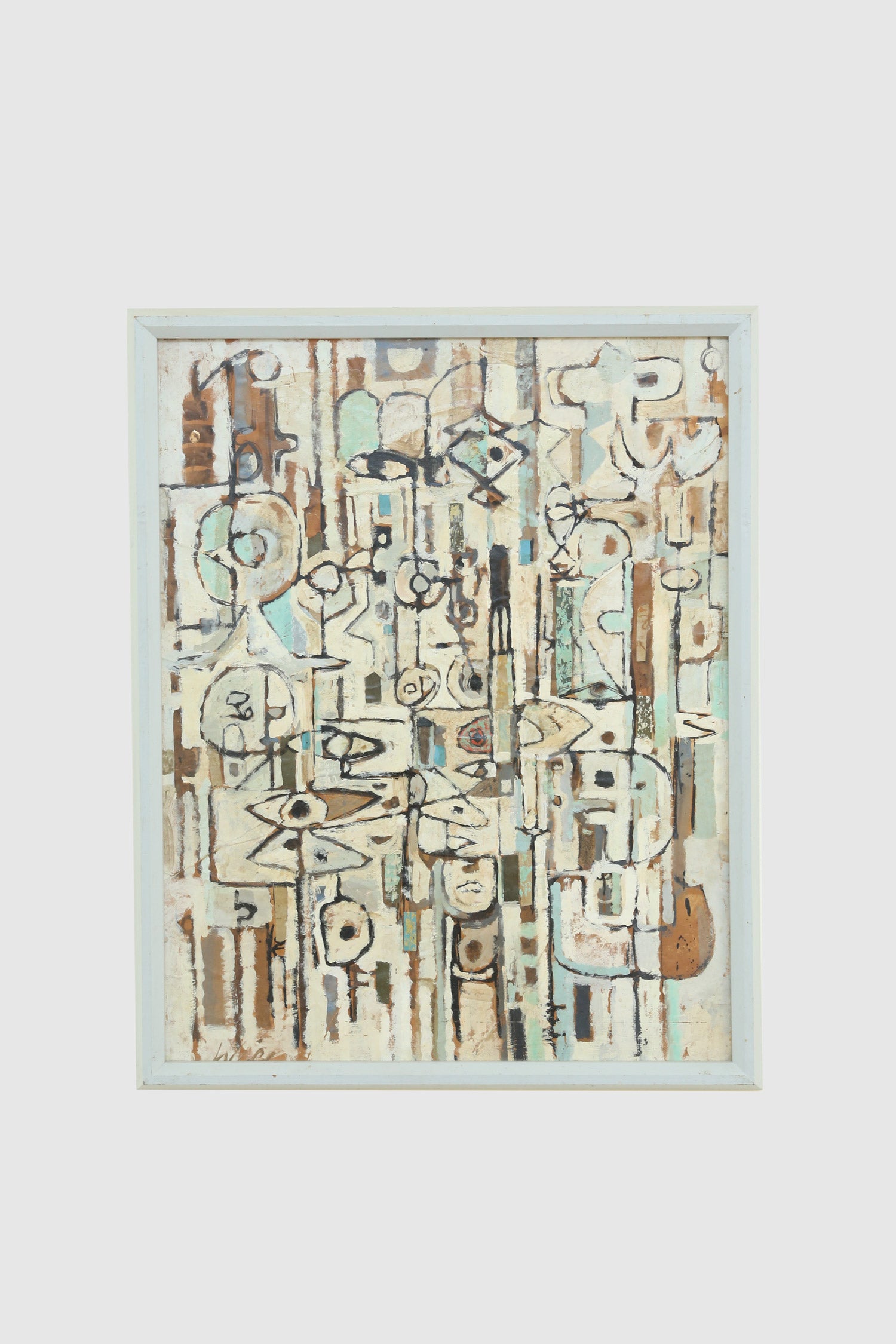 Abstract Composition Painting, Signed