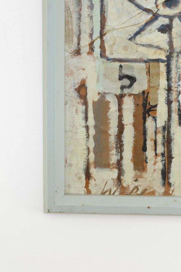 Abstract Composition Painting, Signed