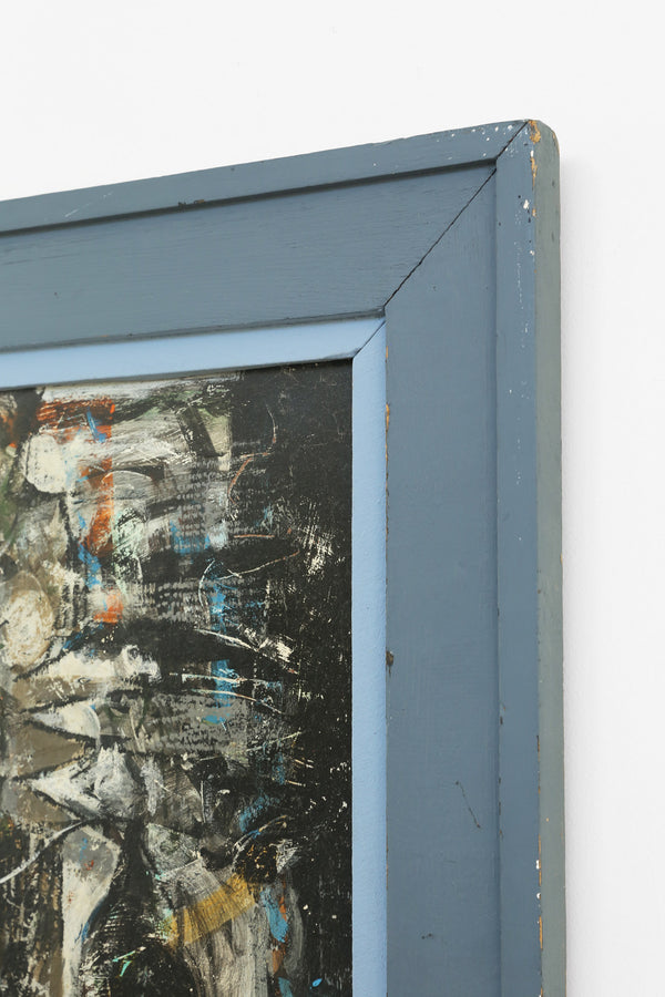 Large Abstract Composition Painting, 1956