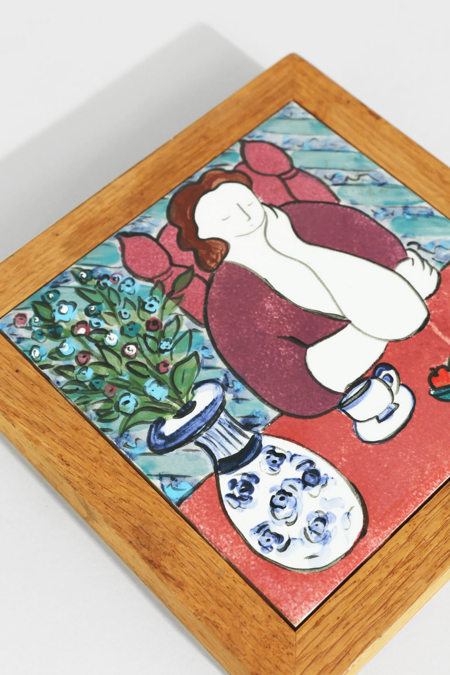 Framed Hand-Painted Artwork