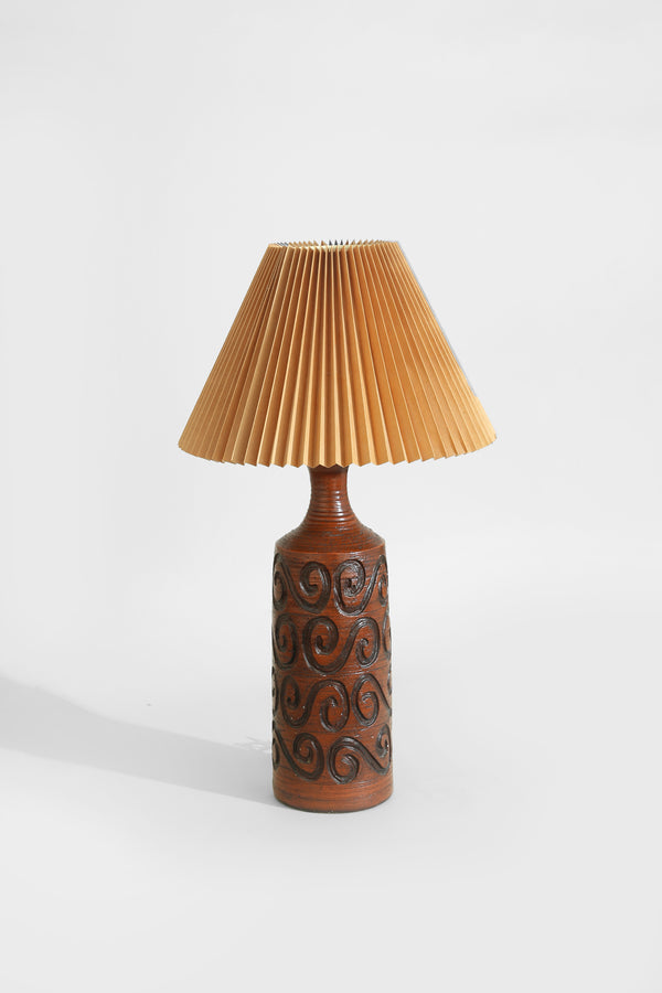 Spiral Brutalist Table Lamp