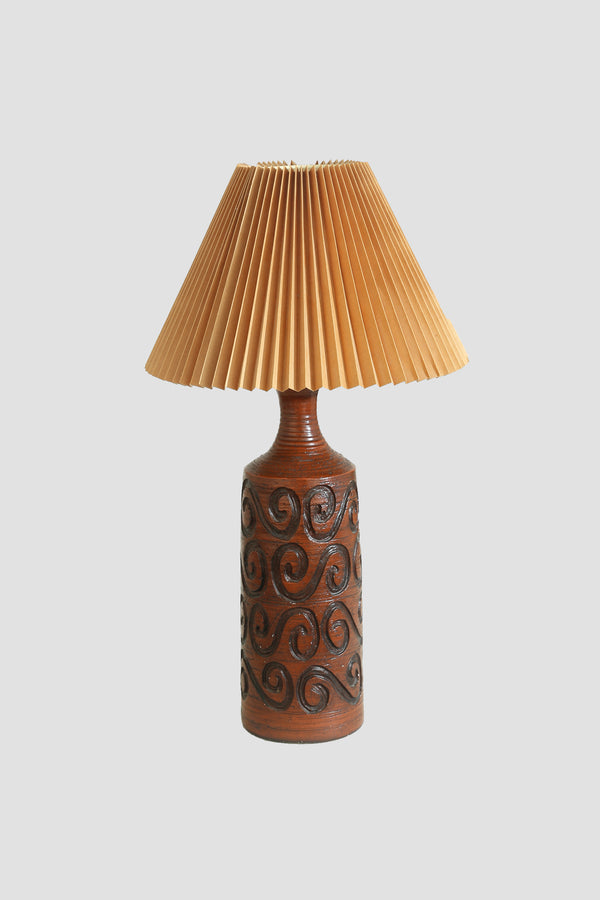 Spiral Brutalist Table Lamp