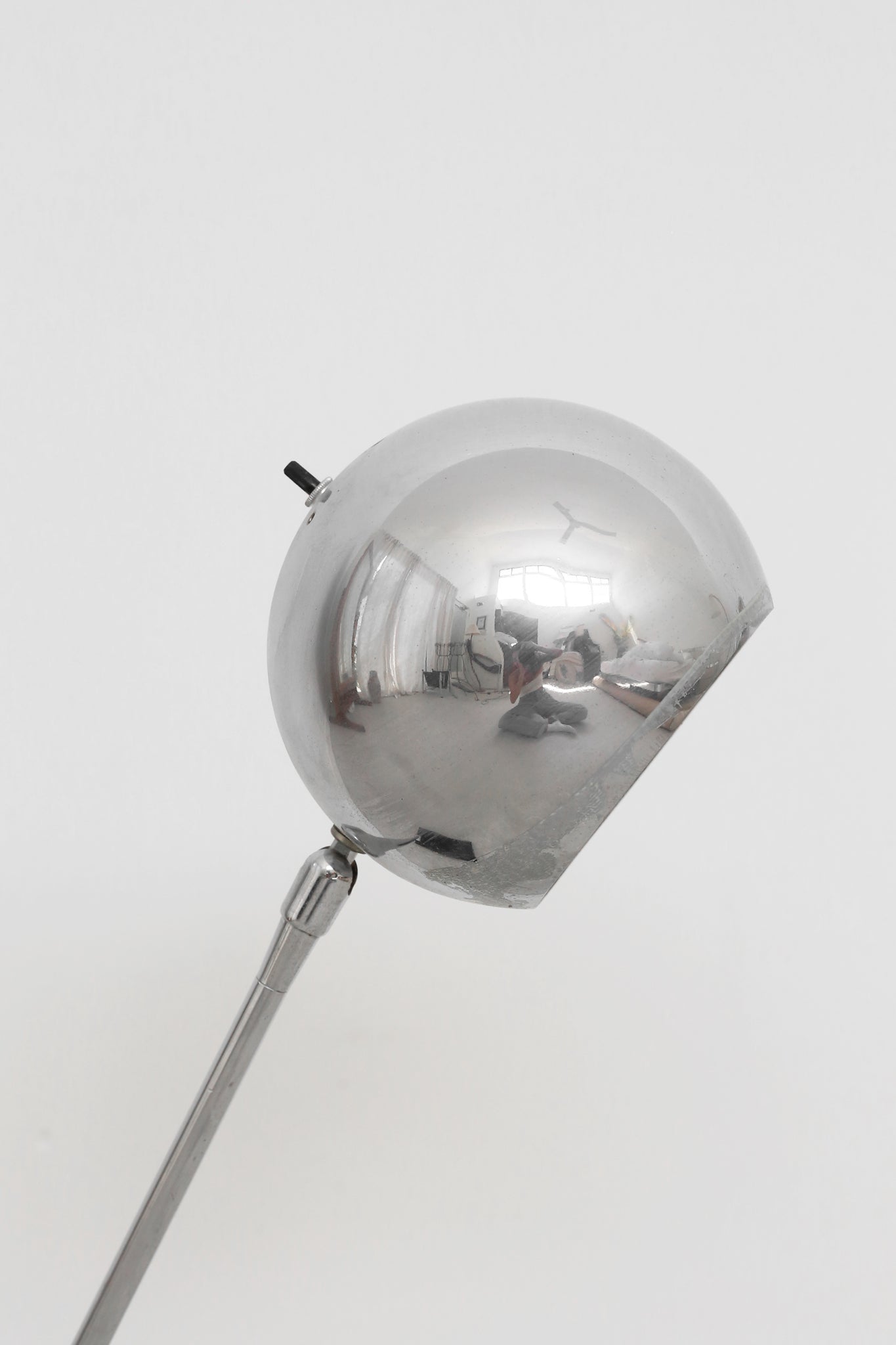 Chrome Orb Table Lamp