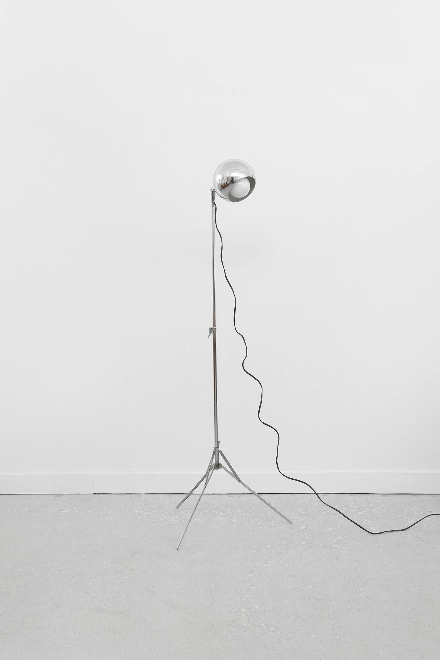 Chrome Orb Floor Lamp