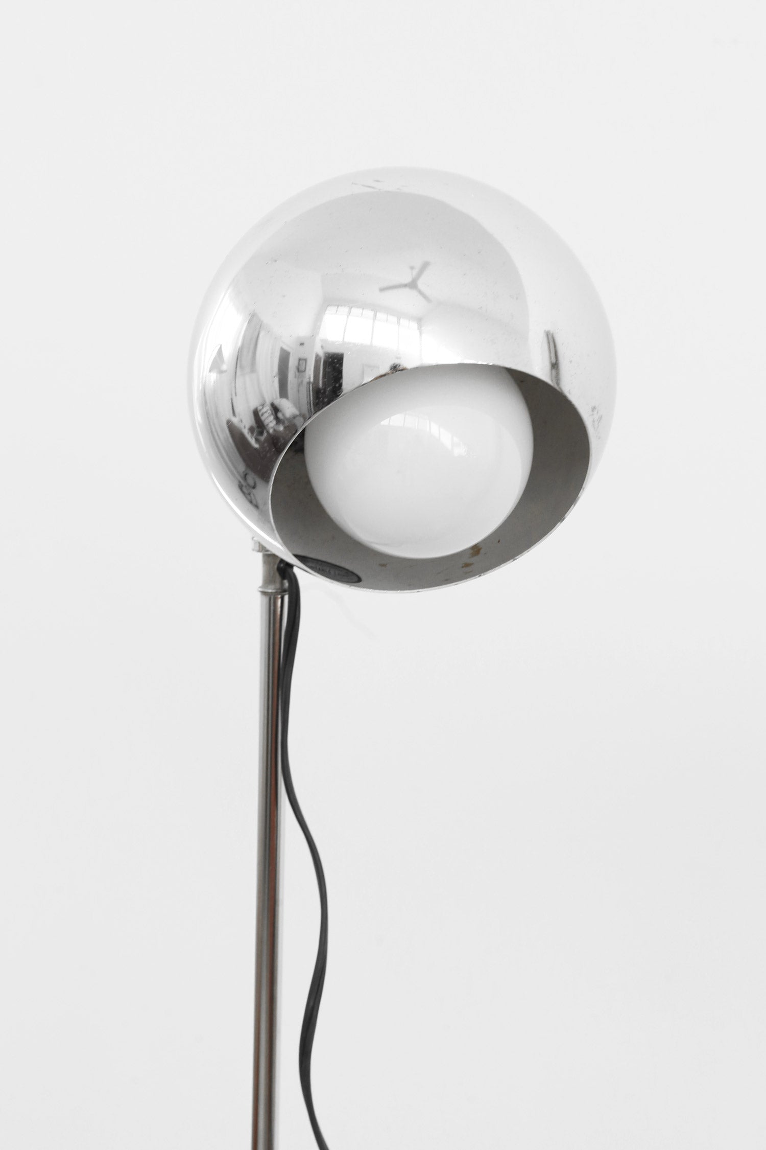 Chrome Orb Floor Lamp