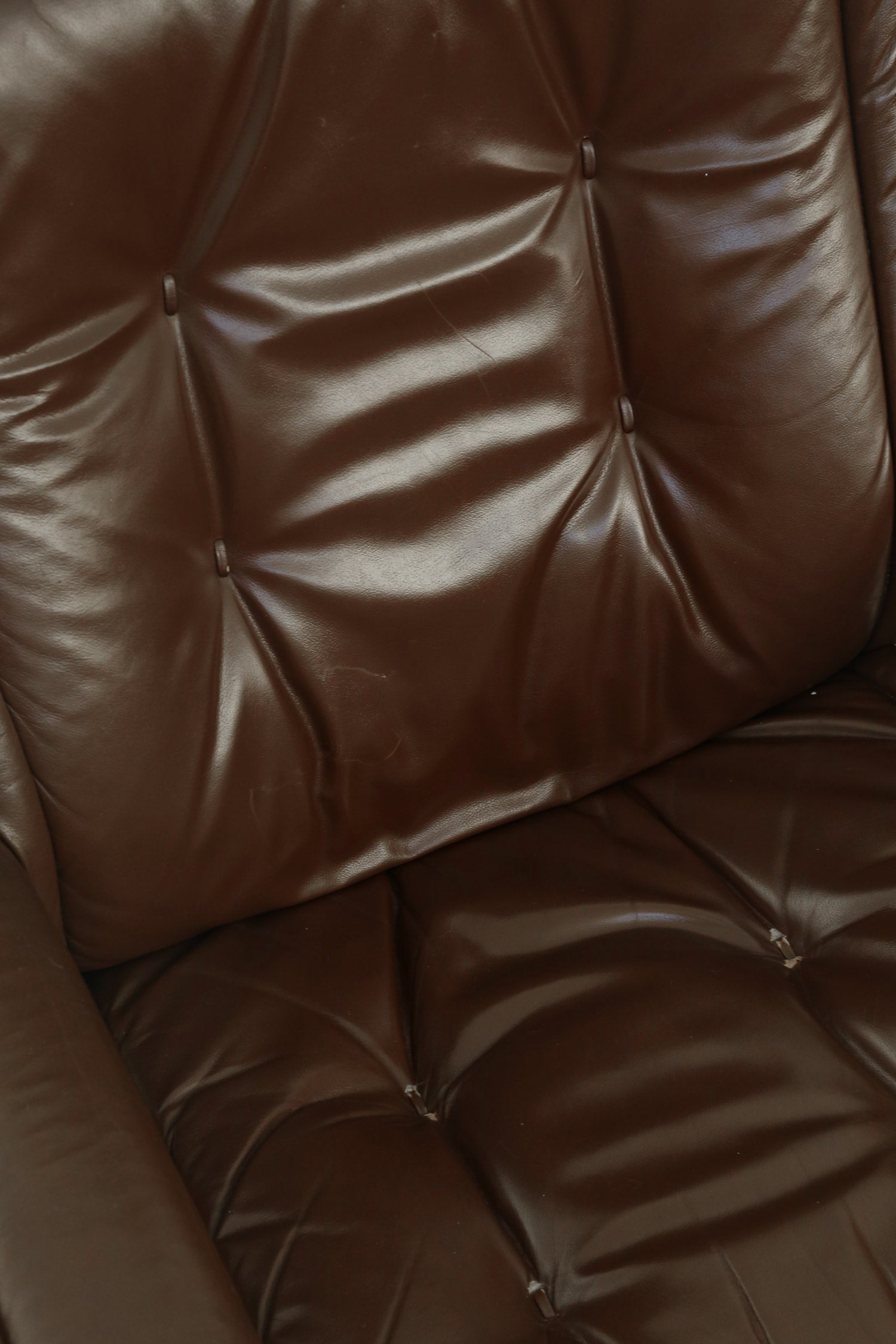 Brown Lounger Chair + Ottoman Set