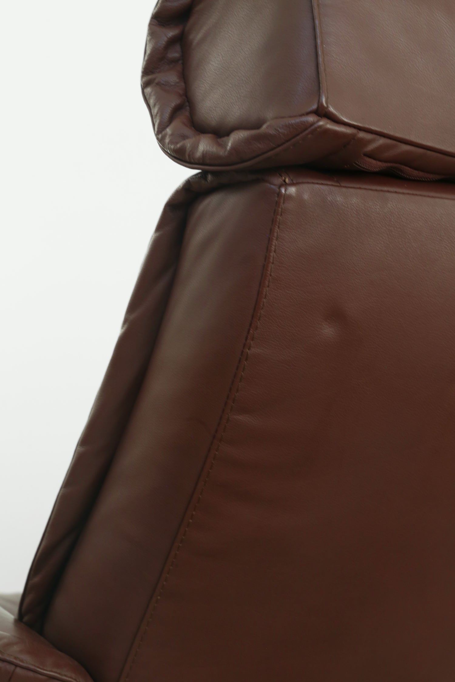 Brown Lounger Chair + Ottoman Set