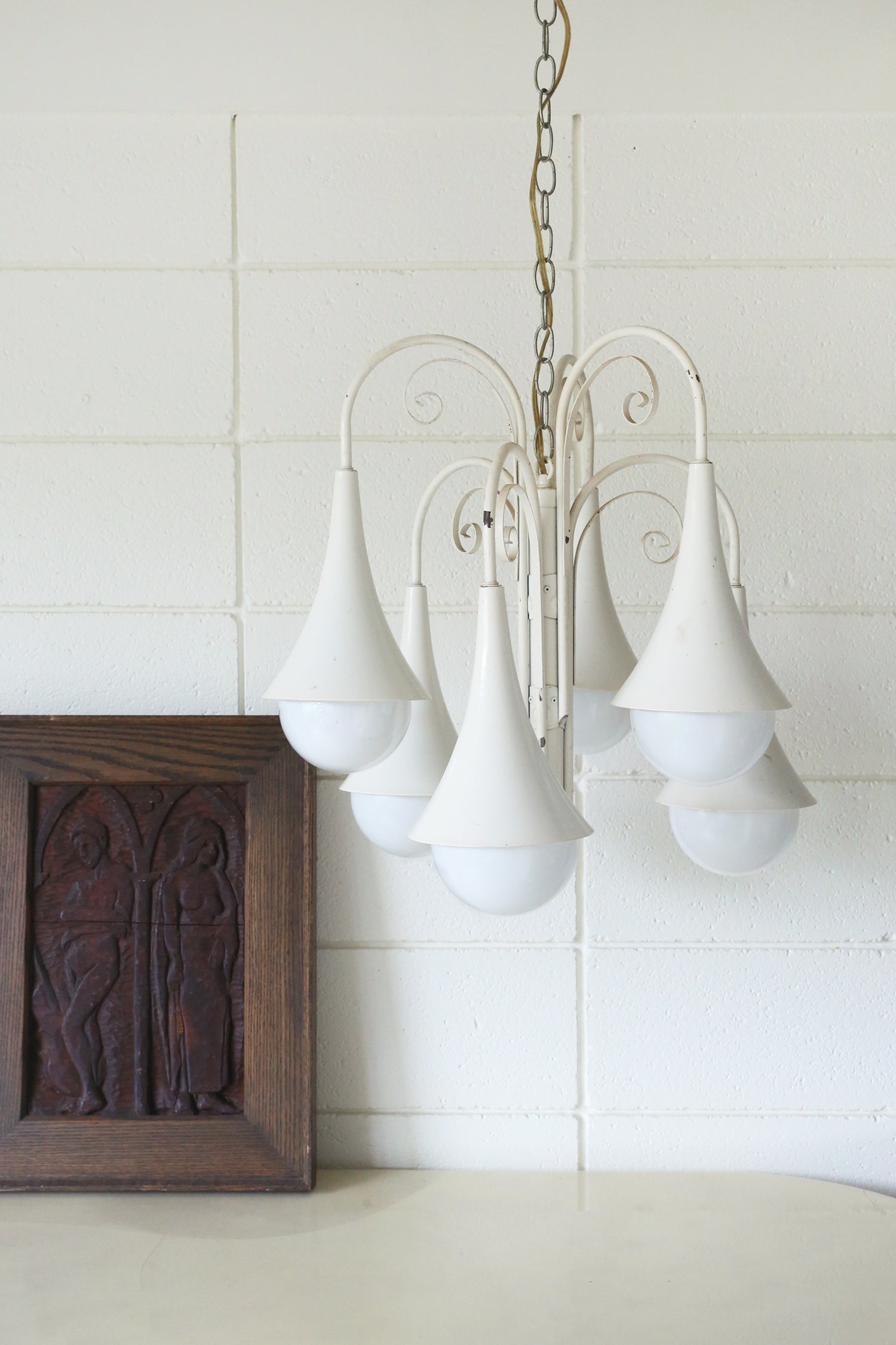 Italian Trumpet Chandelier