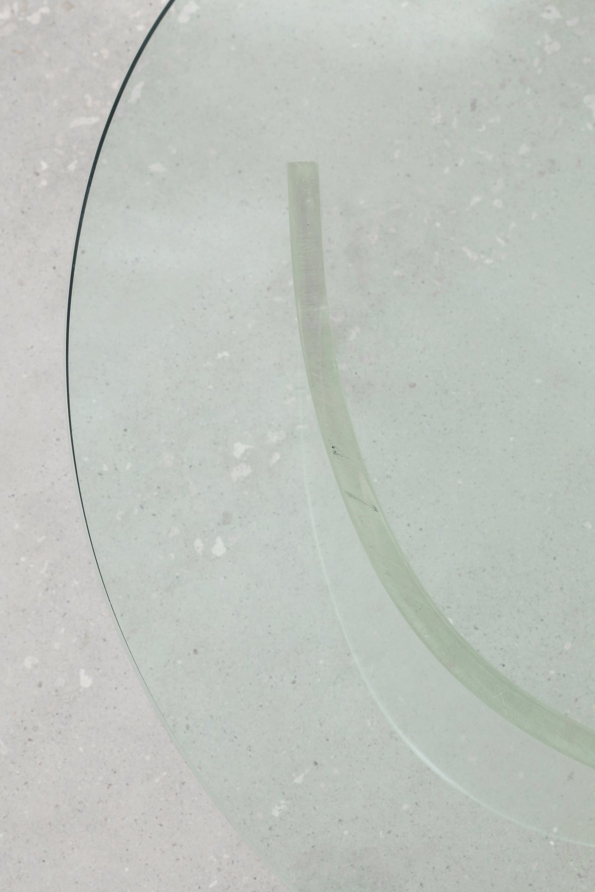 Biomorphic Lucite and Glass Coffee Table