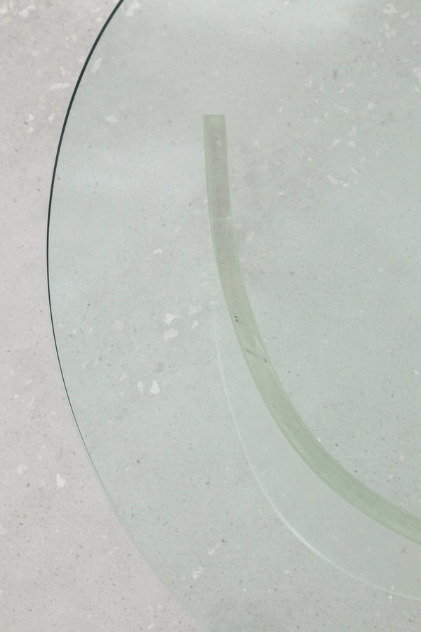 Biomorphic Lucite and Glass Coffee Table