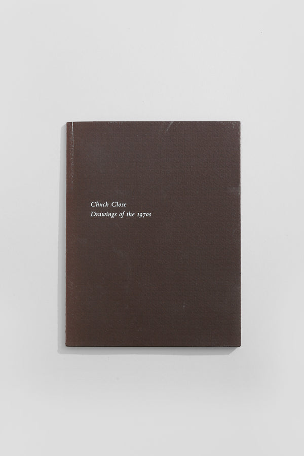 Chuck Close, Drawings of the 1970s Book