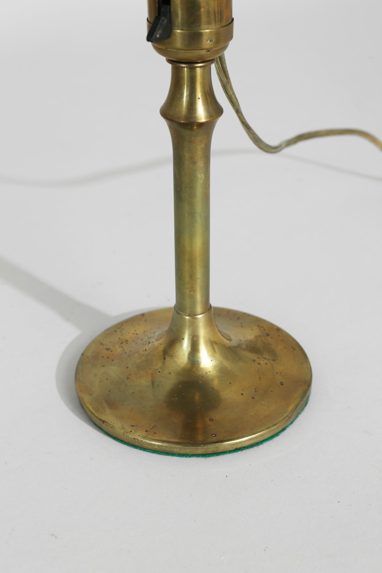 Art Deco Brass Table Lamp