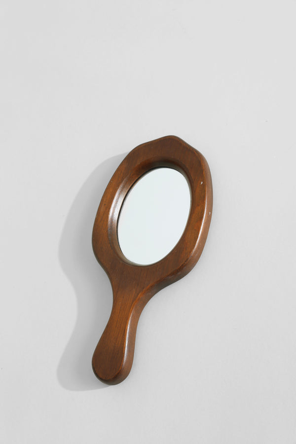 Wood Hand Mirror