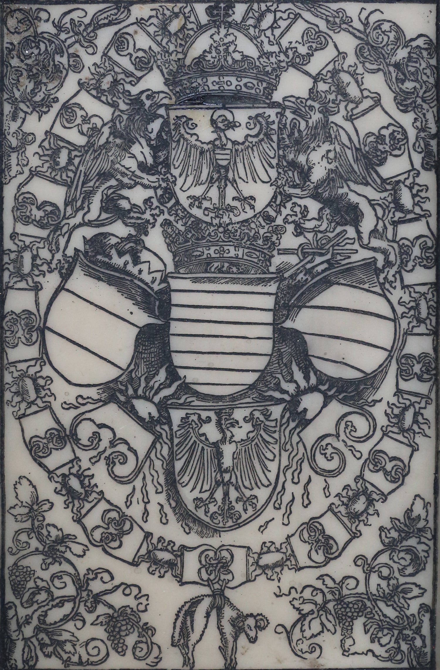 Etched Coat of Arms